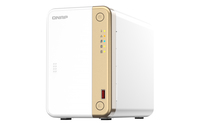 QNAP TS-262 NAS Tower Ethernet LAN Gold, White N4505 - imagine 2