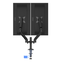 AOC AD110DX monitor mount / stand 81.3 cm (32") Black Desk - imagine 7
