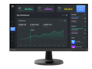 Lenovo D24-45 computer monitor 60.5 cm (23.8") 1920 x 1080 pixels Full HD LCD Black