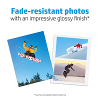 HP Advanced Photo Paper, Glossy, 250 g/m2, A4 (210 x 297 mm), 25 sheets - imagine 8