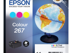 Epson Globe Singlepack Colour 267 ink cartridge