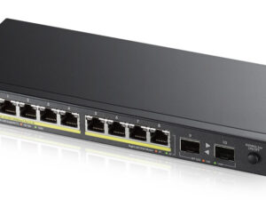 Zyxel GS1100-10HP Unmanaged Gigabit Ethernet (10/100/1000) Power over Ethernet (PoE) 1U Black