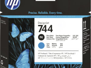 HP 744 Photo Black/Cyan DesignJet Printhead