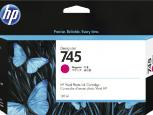 HP 745 130-ml DesignJet Magenta Ink Cartridge