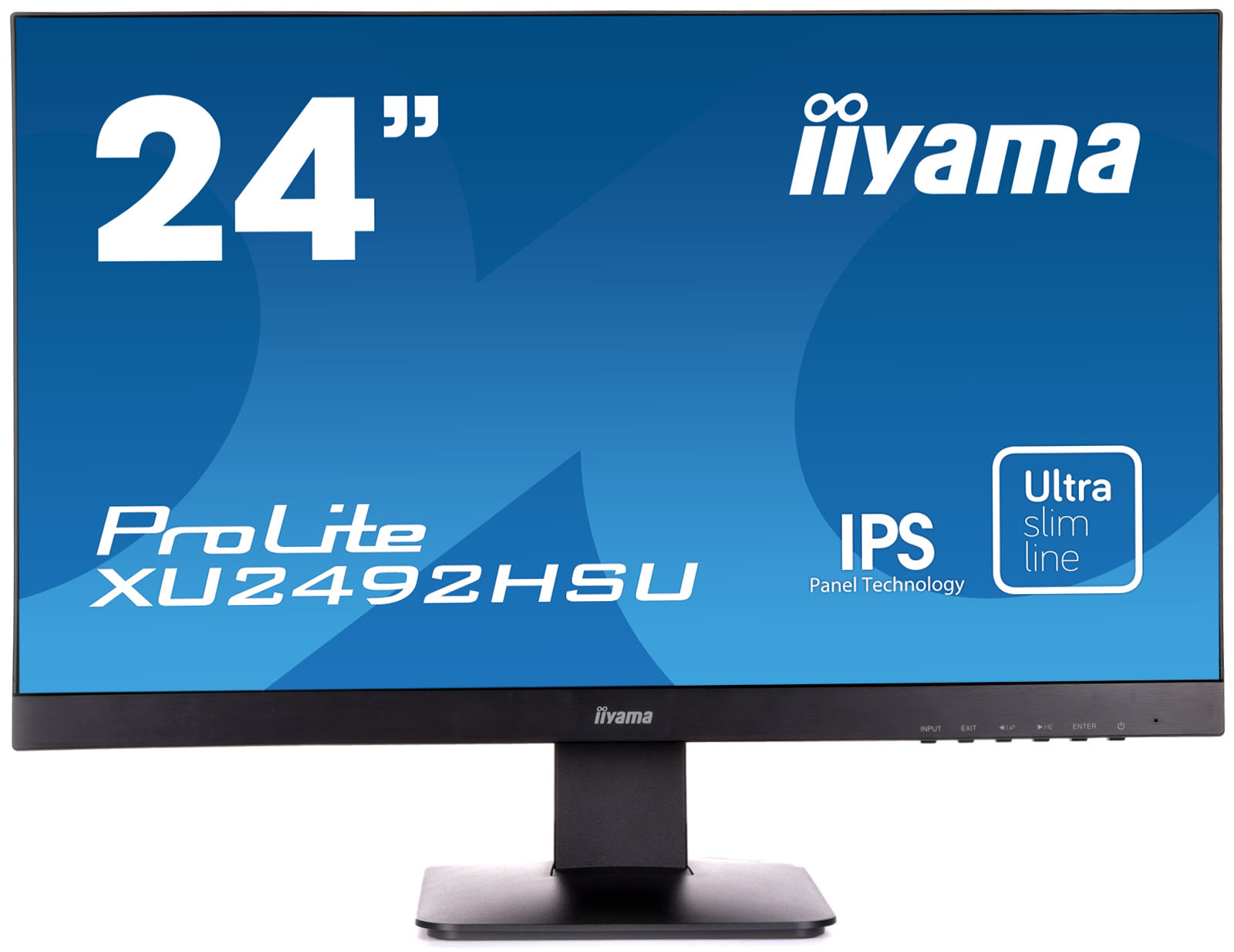 iiyama ProLite XU2492HSU LED display 60.5 cm (23.8") 1920 x 1080 pixels Full HD Black