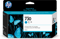 HP 730 130-ml Cyan DesignJet Ink Cartridge - imagine 3
