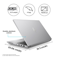 HP ZBook Fury 16 G10 Mobile workstation 40.6 cm (16") WUXGA Intel® Core™ i7 i7-13700HX 32 GB DDR5-SDRAM 1 TB SSD NVIDIA RTX A2000 Wi-Fi 6E (802.11ax) Windows 11 Pro Silver - imagine 17