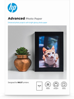 HP Advanced Photo Paper, Glossy, 250 g/m2, 10 x 15 cm (101 x 152 mm), 25 sheets - imagine 2