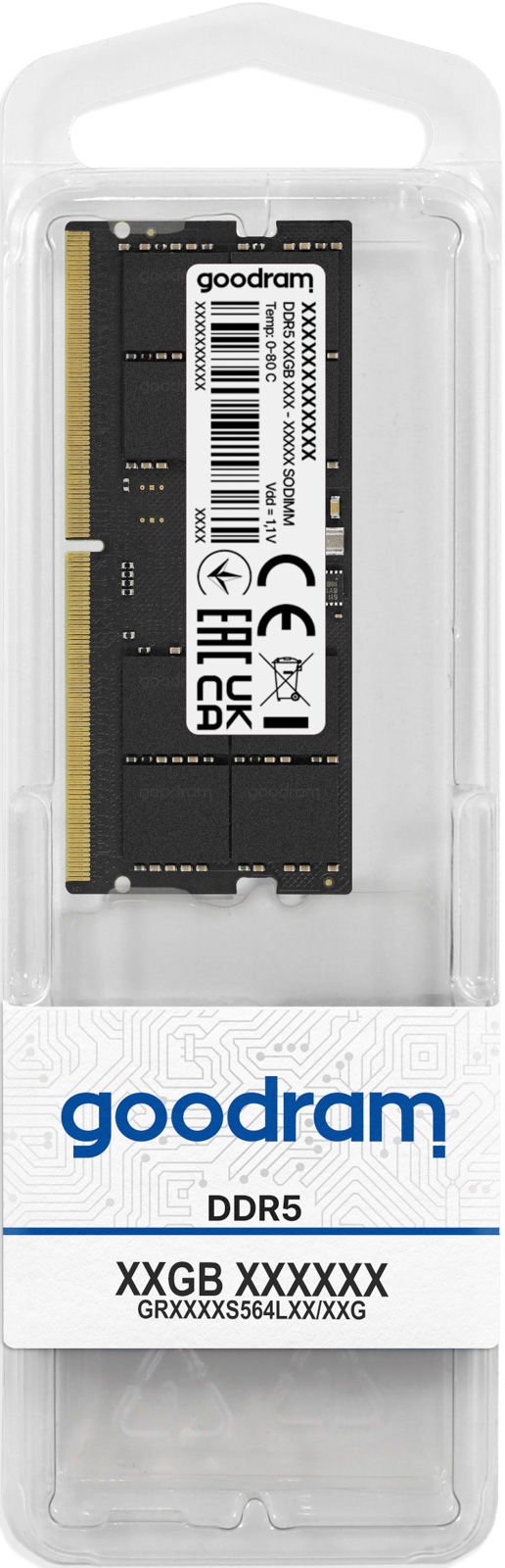 Goodram GR4800S564L40S/16G memory module 16 GB 1 x 16 GB DDR5 48000 MHz