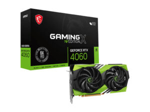 MSI GeForce RTX 4060 GAMING X NV EDITION 8G NVIDIA GeForce RTX 4060 Ti 8 GB GDDR6