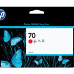 HP 70 130-ml Red DesignJet Ink Cartridge