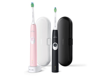 Philips 4300 series ProtectiveClean 4300 HX6800/35 2-pack sonic electric toothbrushes with cases - imagine 2