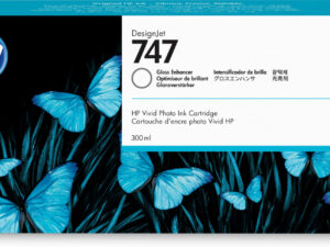 HP 747 300-ml Gloss Enhancer DesignJet Ink Cartridge
