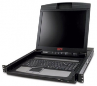 APC AP5717 rack console 43.2 cm (17") Black - imagine 2