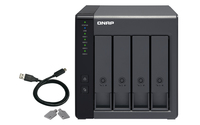 QNAP TR-004 storage drive enclosure HDD/SSD enclosure Black 2.5/3.5" - imagine 3