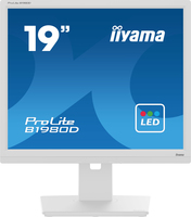 iiyama ProLite B1980D-W5 computer monitor 48.3 cm (19") 1280 x 1024 pixels SXGA LCD White - imagine 2