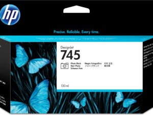 HP 745 130-ml DesignJet Photo Black Ink Cartridge