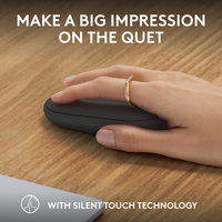 Logitech Pebble 2 M350s mouse Ambidextrous RF Wireless + Bluetooth Optical 4000 DPI - imagine 7