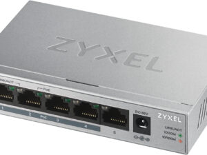 Zyxel GS1005HP Unmanaged Gigabit Ethernet (10/100/1000) Power over Ethernet (PoE) Silver