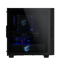 Gigabyte AORUS C300 GLASS Midi Tower Black - imagine 4