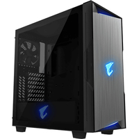 Gigabyte AORUS C300 GLASS Midi Tower Black - imagine 2