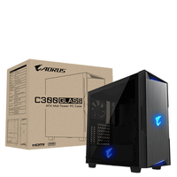 Gigabyte AORUS C300 GLASS Midi Tower Black - imagine 10