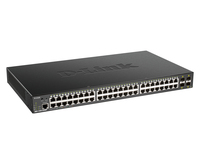 D-Link DGS-1250-52XMP network switch Managed L3 None Power over Ethernet (PoE) Black - imagine 3