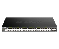 D-Link DGS-1250-52X network switch Managed L3 Gigabit Ethernet (10/100/1000) Black - imagine 2