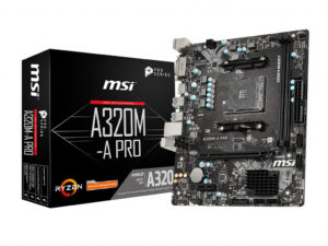 MSI A320M-A PRO motherboard AMD A320 Socket AM4 micro ATX
