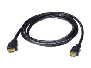 ATEN High Speed HDMI Cable with Ethernet True 4K ( 4096X2160 @ 60Hz); 1 m HDMI Cable with Ethernet