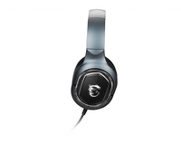 MSI IMMERSE GH50 7.1 Virtual Surround Sound RGB Gaming Headset 'Black with Ambient Dragon Logo, RGB Mystic Light, USB, inline audio controller, 40mm Drivers, detachable Mic' - imagine 4
