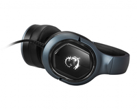 MSI IMMERSE GH50 7.1 Virtual Surround Sound RGB Gaming Headset 'Black with Ambient Dragon Logo, RGB Mystic Light, USB, inline audio controller, 40mm Drivers, detachable Mic' - imagine 6