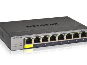 NETGEAR GS108Tv3 Managed L2 Gigabit Ethernet (10/100/1000) Grey