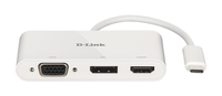 D-Link DUB-V310 laptop dock/port replicator Wired USB 3.2 Gen 1 (3.1 Gen 1) Type-C White - imagine 3