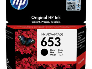 HP 653 Black Original Ink Advantage Cartridge