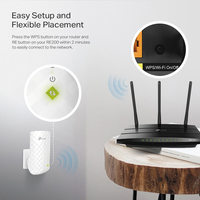 TP-Link RE200 network extender Network repeater White 10, 100 Mbit/s - imagine 6