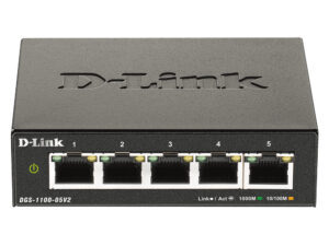 D-Link DGS-1100-05V2 network switch Managed L2 Gigabit Ethernet (10/100/1000) Black