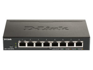 D-Link DGS-1100-08PV2 network switch Managed L2/L3 Gigabit Ethernet (10/100/1000) Power over Ethernet (PoE) Black