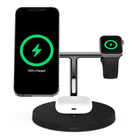 Belkin BOOST↑CHARGE PRO Headset, Smartphone, Smartwatch Black USB Wireless charging Indoor - imagine 7