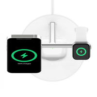 Belkin WIZ009VFWH mobile device charger Headset, Smartphone, Smartwatch White USB Wireless charging Indoor - imagine 9