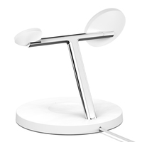 Belkin WIZ009VFWH mobile device charger Headset, Smartphone, Smartwatch White USB Wireless charging Indoor - imagine 4
