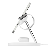 Belkin WIZ009VFWH mobile device charger Headset, Smartphone, Smartwatch White USB Wireless charging Indoor - imagine 6