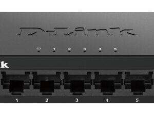 D-Link DGS-105GL/E network switch Unmanaged Gigabit Ethernet (10/100/1000) Black