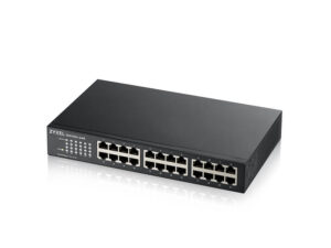 Zyxel GS1100-24E Unmanaged Gigabit Ethernet (10/100/1000) Black