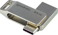 Goodram ODA3 USB flash drive 64 GB USB Type-A / USB Type-C 3.2 Gen 1 (3.1 Gen 1) Silver - imagine 4