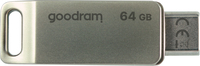 Goodram ODA3 USB flash drive 64 GB USB Type-A / USB Type-C 3.2 Gen 1 (3.1 Gen 1) Silver - imagine 2