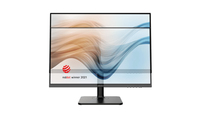 MSI Modern MD241P 23.8 Inch Monitor with Adjustable Stand, Full HD (1920 x 1080), 75Hz, IPS, 5ms, HDMI, DisplayPort, USB Type-C, Built-in Speakers, Anti-Glare, Anti-Flicker, Less Blue light, TÜV Certified, VESA, Kensington, Black,9S6-3PA59H-021 - imagine 3