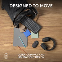 Logitech Pebble 2 M350s mouse Ambidextrous RF Wireless + Bluetooth Optical 4000 DPI - imagine 9