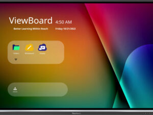 Viewsonic IFP7550-5 interactive whiteboard 190.5 cm (75") 3840 x 2160 pixels Touchscreen Black HDMI