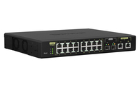 QNAP QSW-M2116P-2T2S network switch Managed L2 2.5G Ethernet Power over Ethernet (PoE) Black - imagine 5